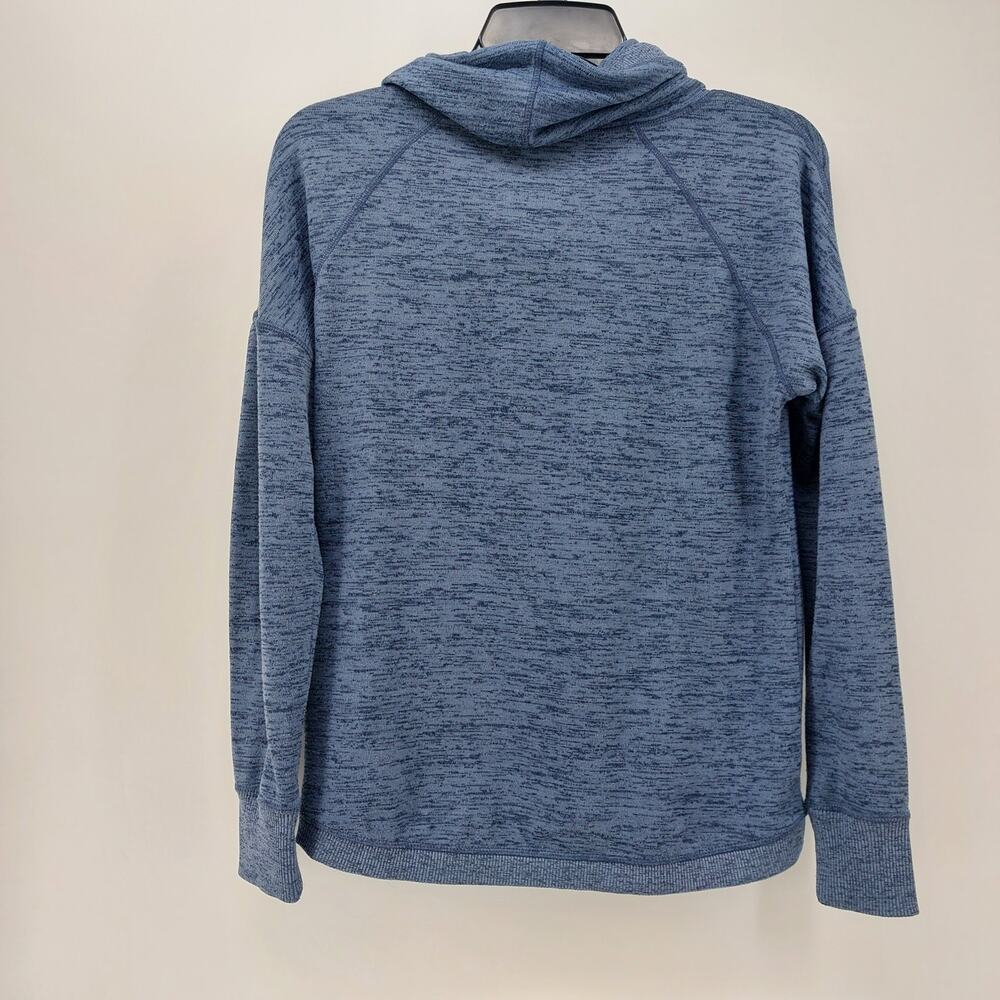 Athleta Blue Sweater Cowl Neck Pullover Knit Athletic Sz XS - Picture 2 of 14